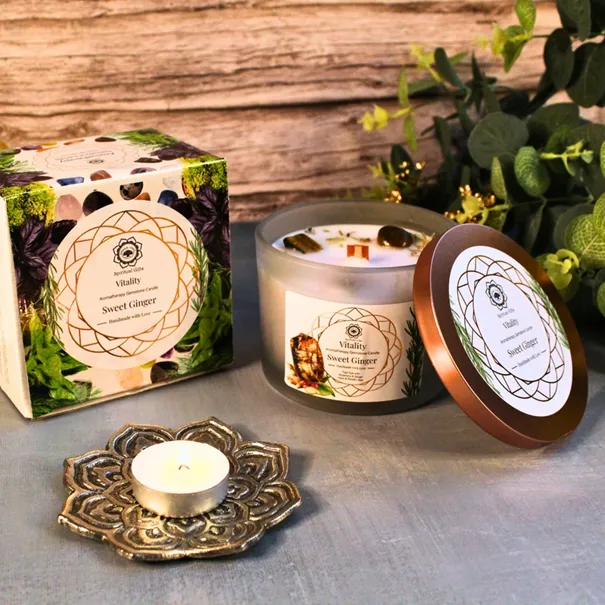 GT geurkaars Vitality Zoete Gember met Edelstenen 256g A3.webp