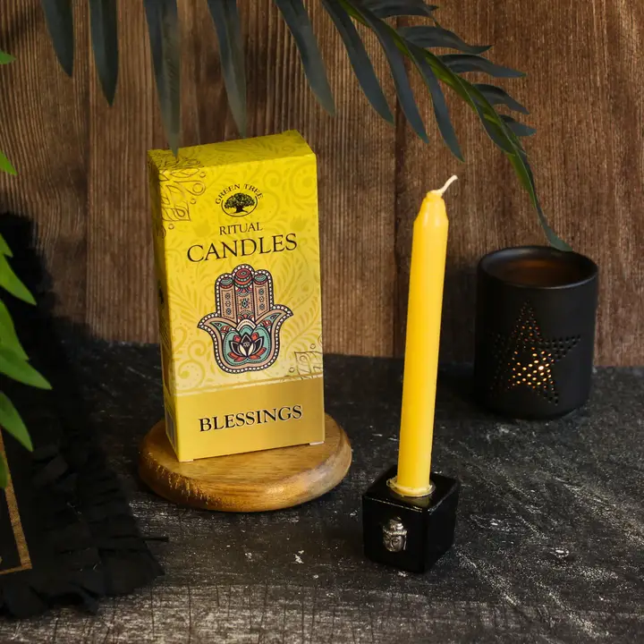Ritueel kaarsen/altaar kaarsen: Blessings (Zegeningen - 10 kaarsen/pak 150g)