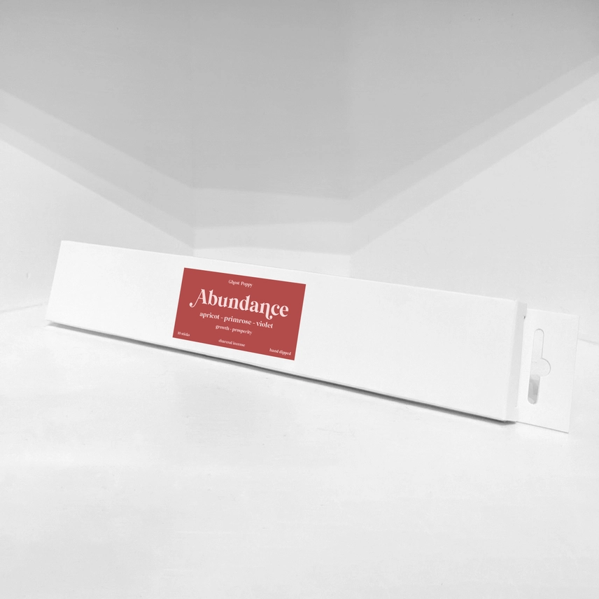 Abundance wierrook - Ghost Poppy ( 1 uur brandtijd per stokje!)
