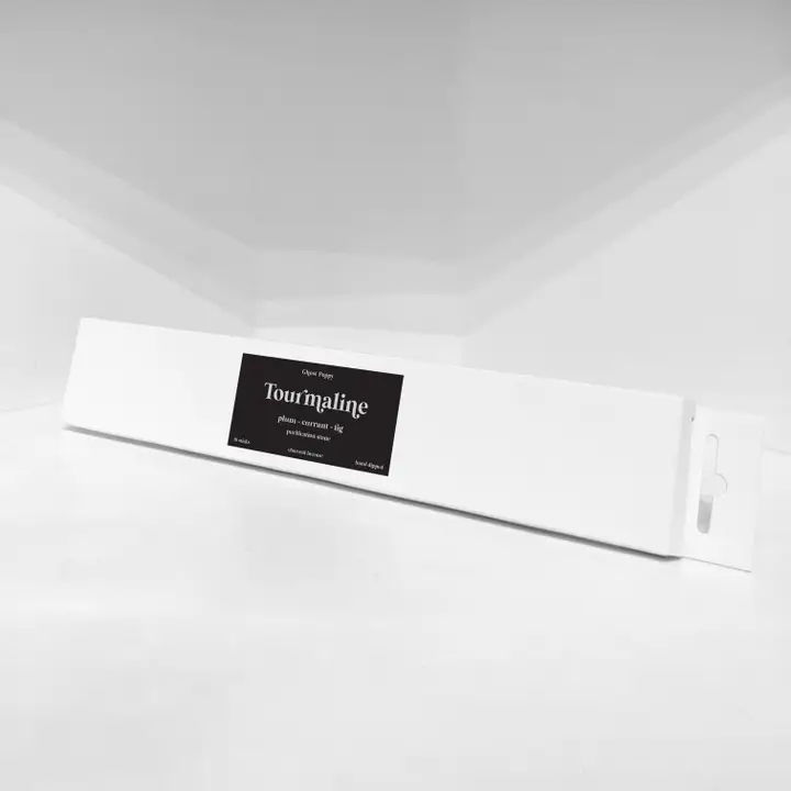 Zwarte toermalijn wierrook - Ghost Poppy ( 1 uur brandtijd per stokje!)